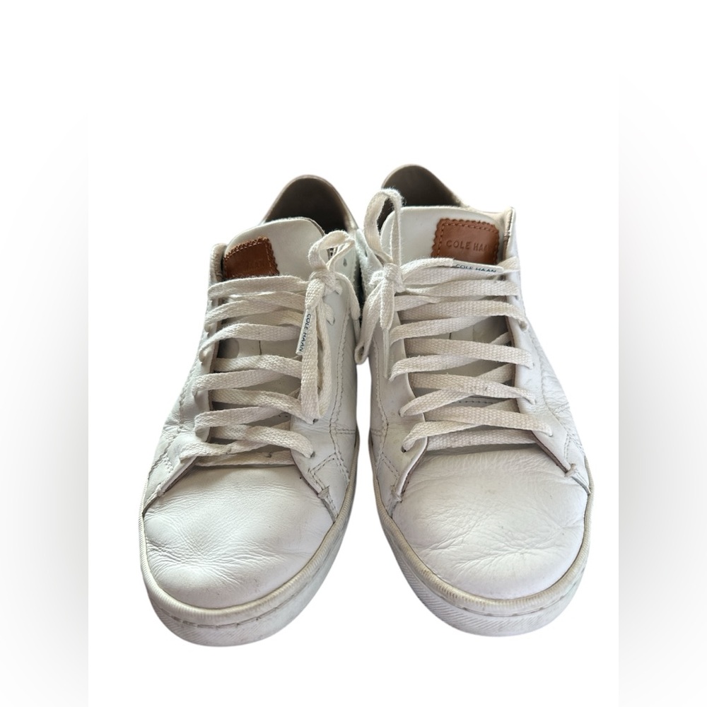 Cole Haan White Leather Sneakers size 8.5